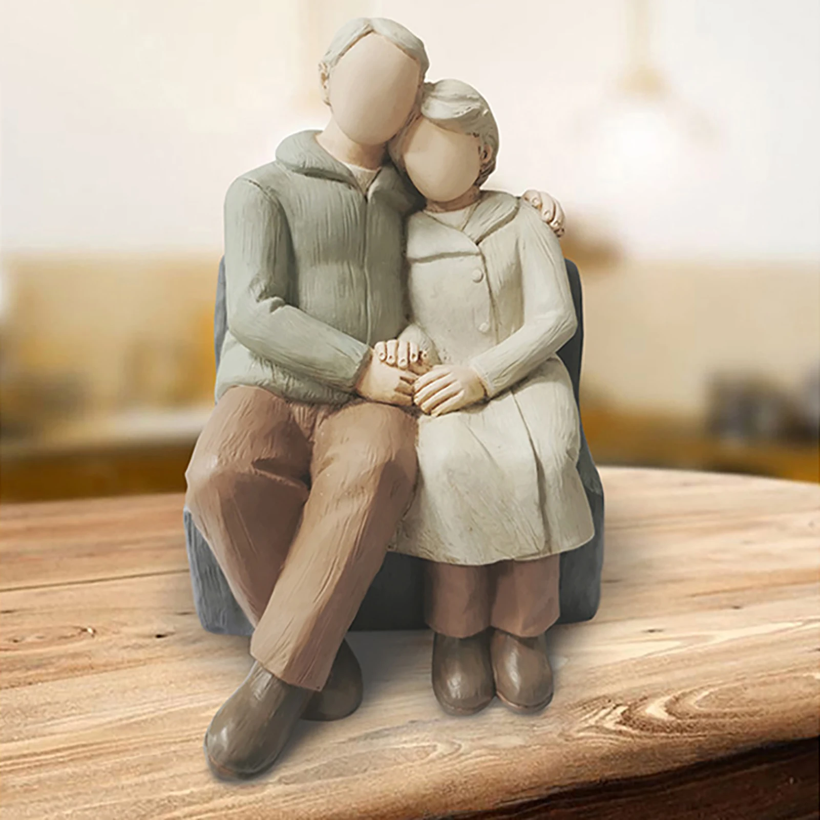 Sweety для влюбленных Парные фигурки миниатюрный ремесло Семья Изделия из смолы