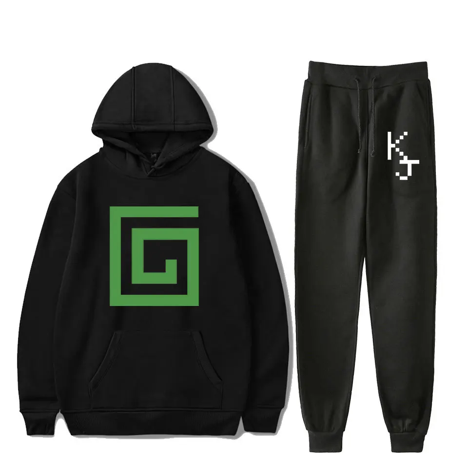 

Karl Jacobs Men's Sportswear Sets Dream Smp Merch Casual Tracksuit Two Piece Set Top and Pants Sweat Suit Male Sporting Suits