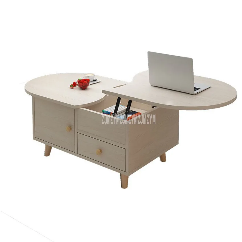 Овальный диван в американском стиле боковой столик деревянный современный