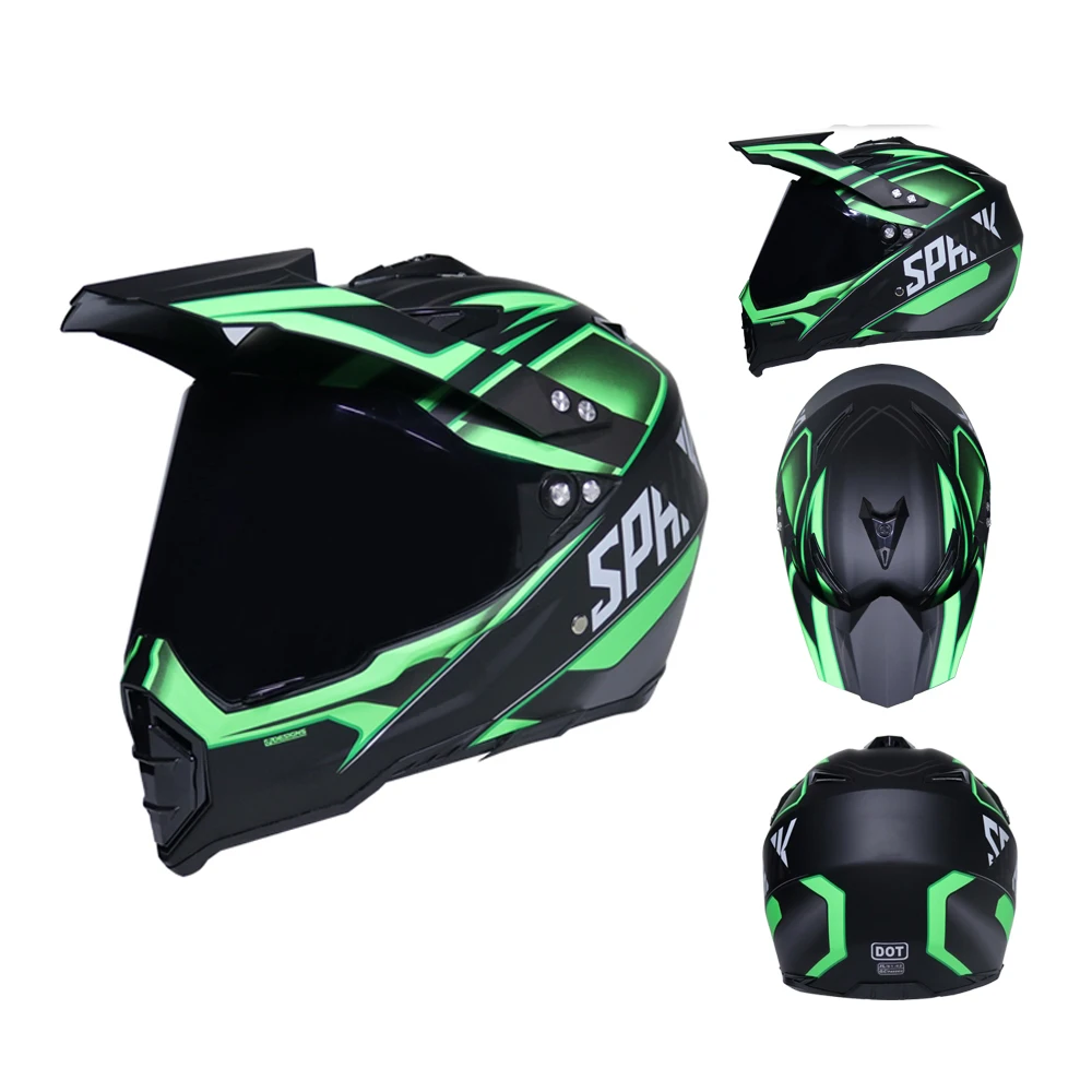 Мотоциклетный шлем защитный для езды на мотоцикле или велосипеде по