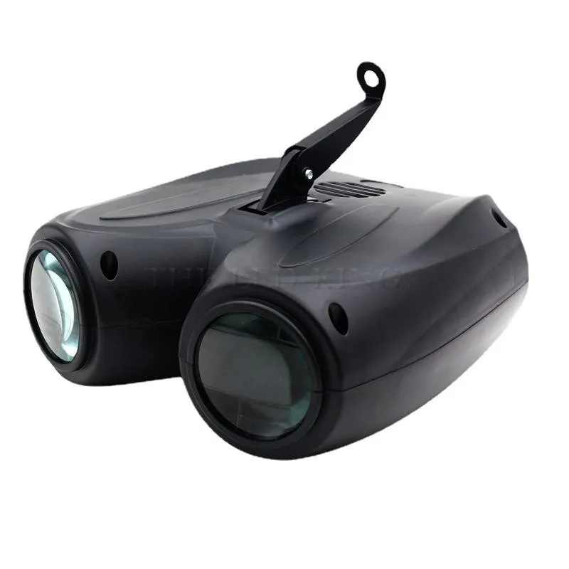 Цветной 10W RGBW паттерн светодиодной сценической подсветки 128/64LED двойной головы воздушного шара проектор лампы света для DJ-вечеринок дискотеки.