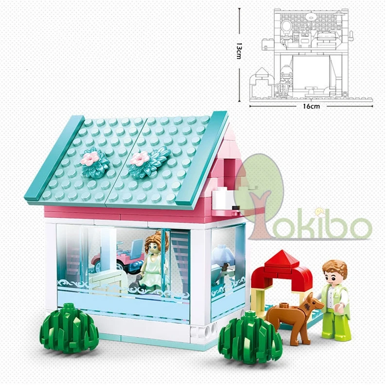 

Mailackers Friends For Girl Figures Garden Villa Friendship House Restaurant Building Blocks Friends House Sets Bricks Kids Toys