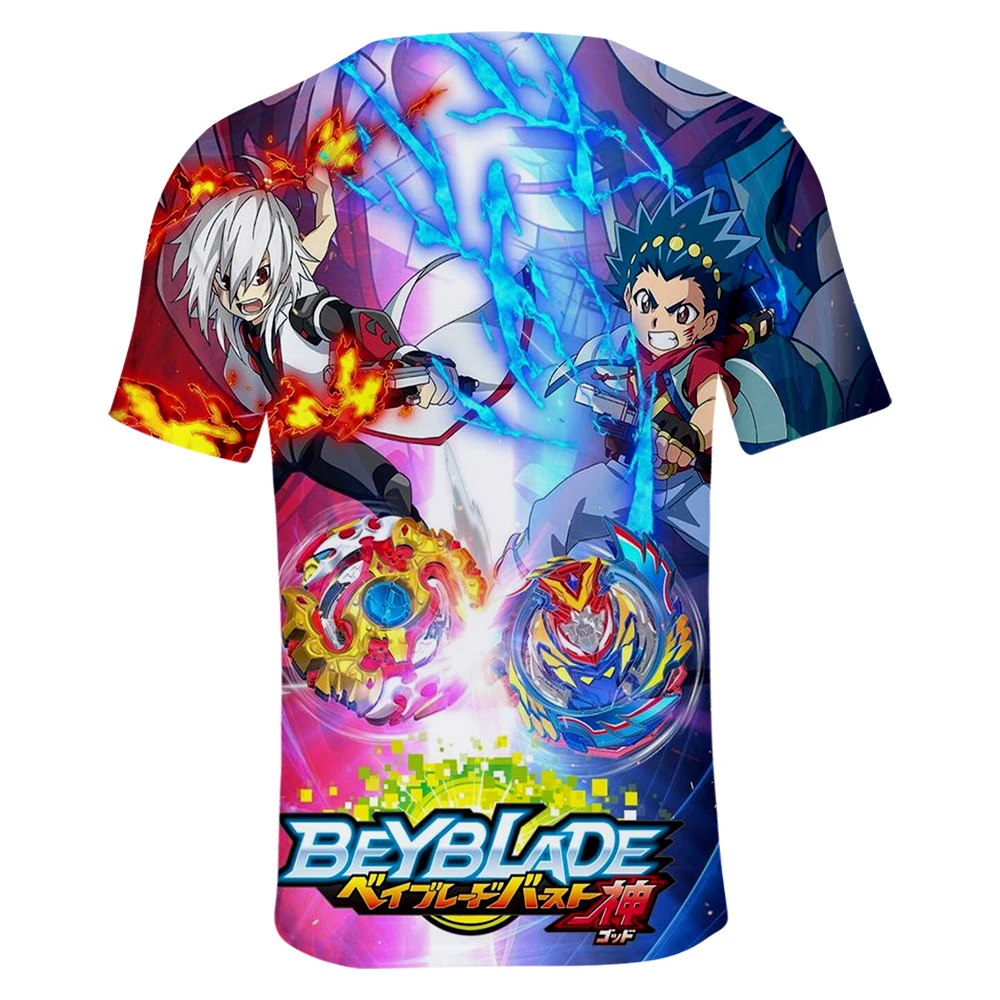 Футболка с 3D принтом Beyblade Burst Evolution для мужчин и женщин Повседневная рубашка