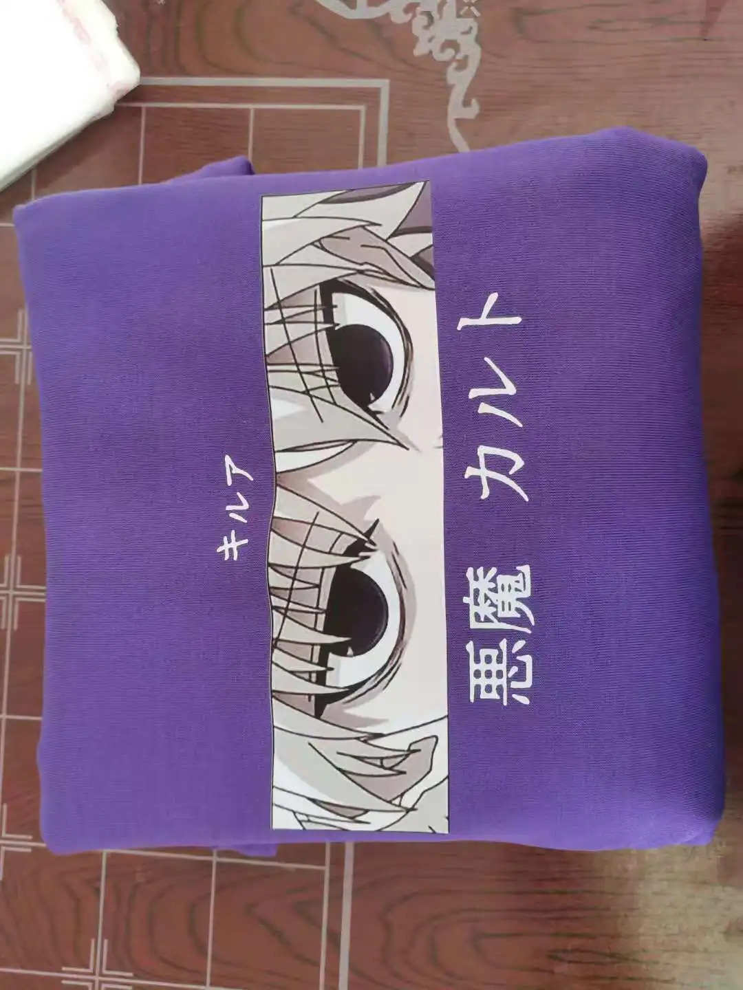 

Women Hoodies Hunter X Hunter Pullovers Sweatshirts Killua Zoldyck Devil Eye Print Anime Hoody Streetwear Large size coat