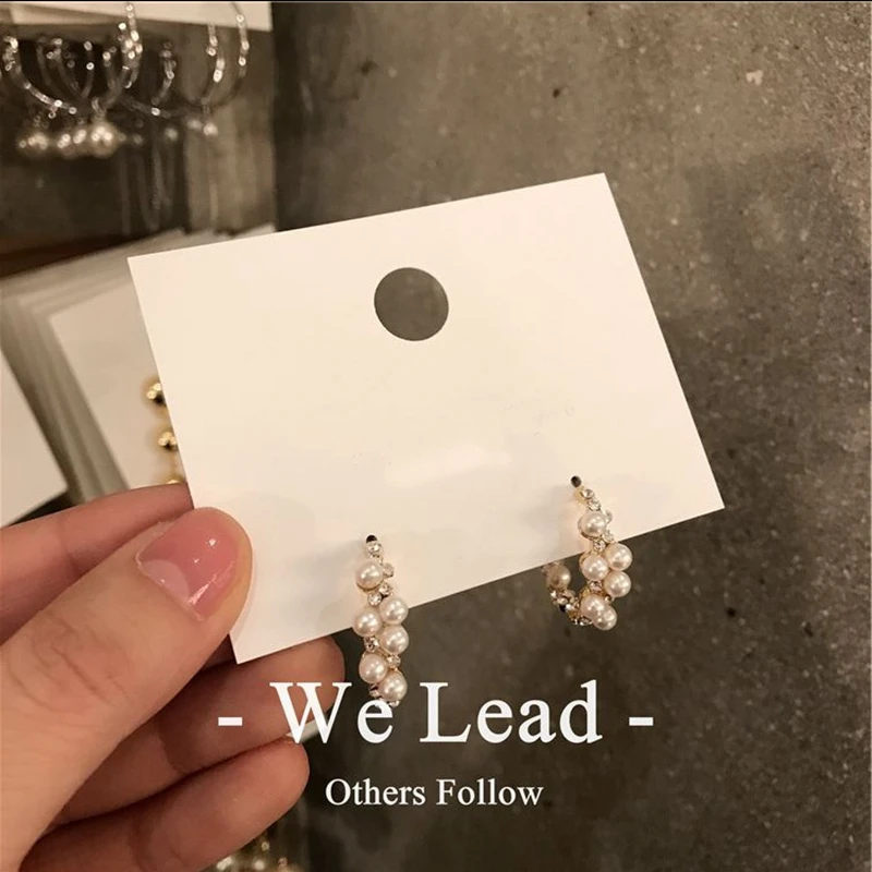 925 серебряные серьги в стиле феи простые Ретро стиль двойные жемчужные круглые