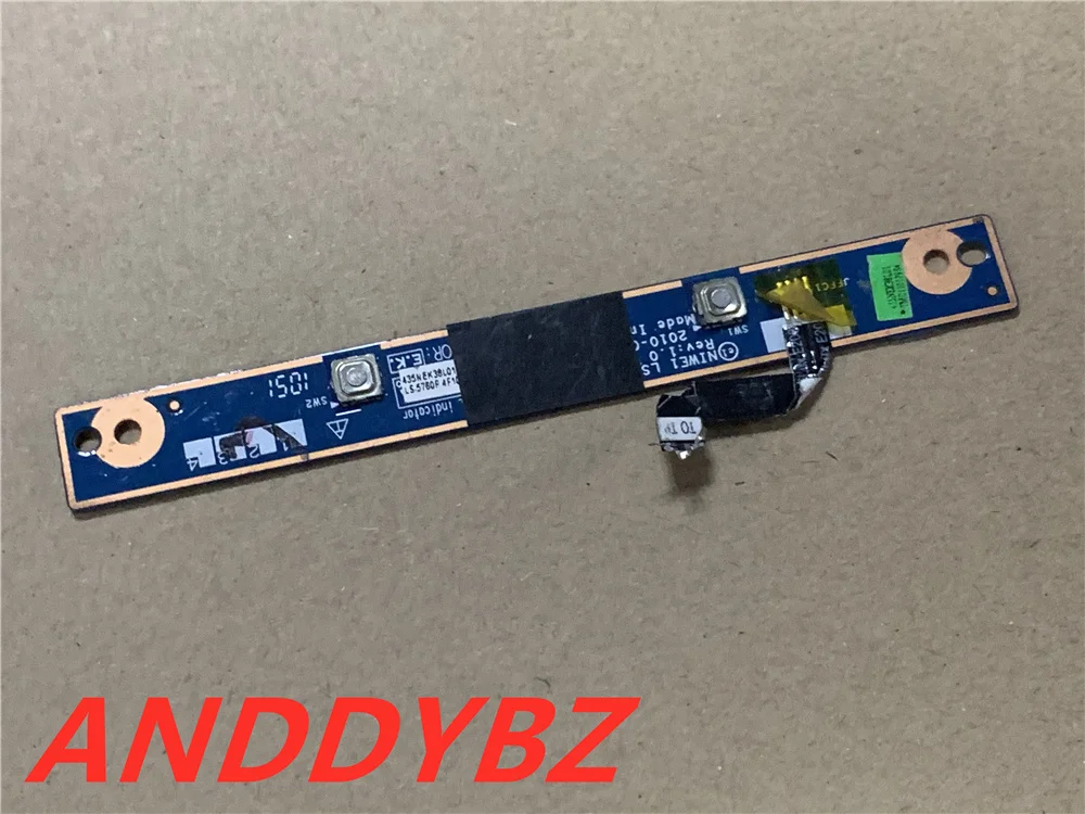 

Genuine FOR Lenovo ideapad g560 touchpad button board with cable ls-5760p Test OK