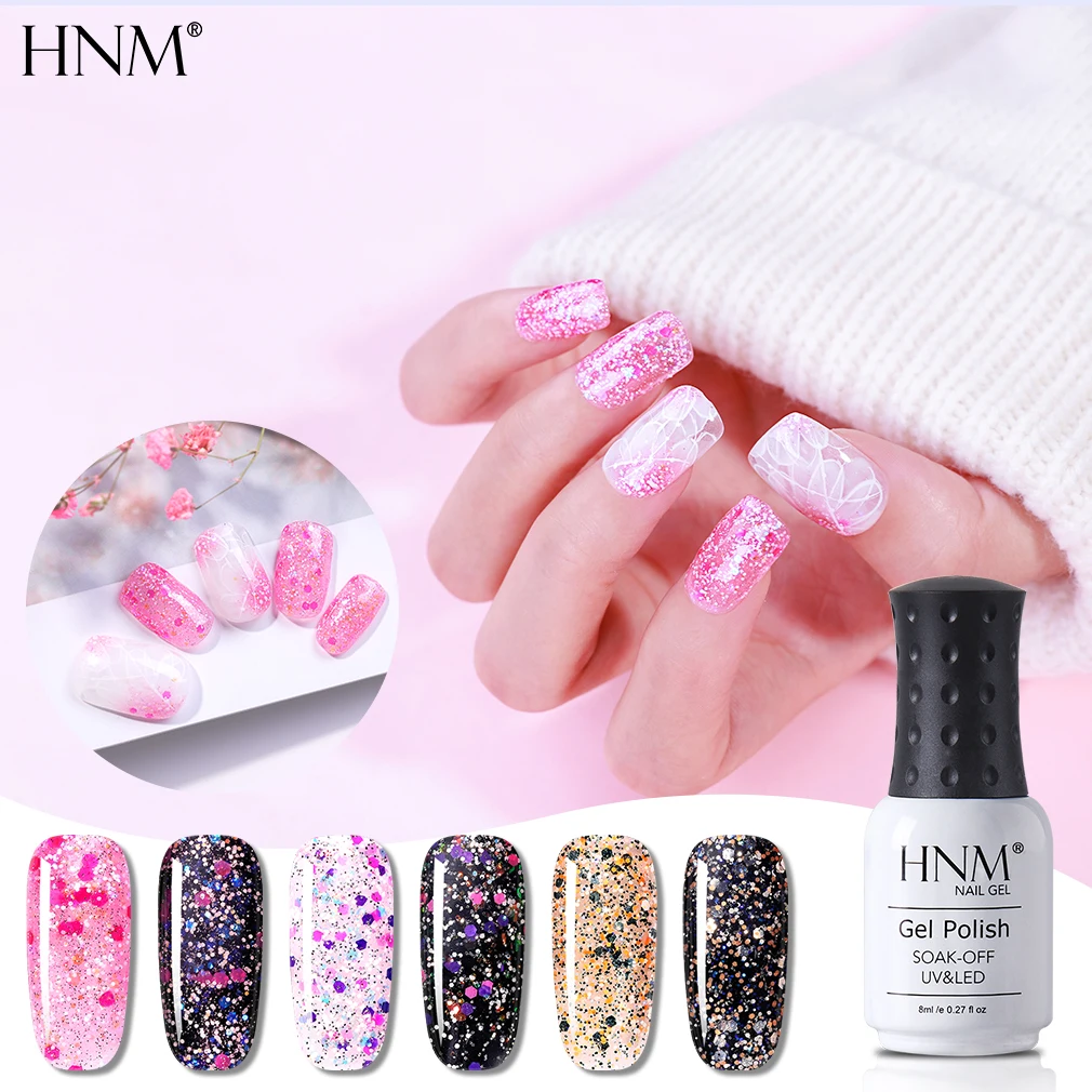 Гель лак для ногтей HNM 8 мл отмачиваемый bewzing Beauty Theme УФ светодиодный