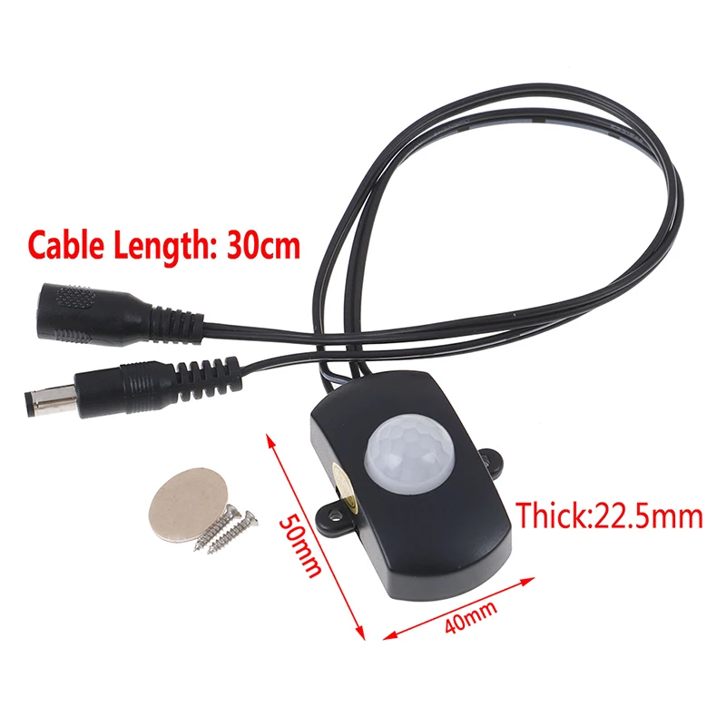 

5V 12V 24V 5A DC PIR Sensor Switch Mini PIR Infrared IR Motion Sensor Detector Switch Module For LED Strip Light