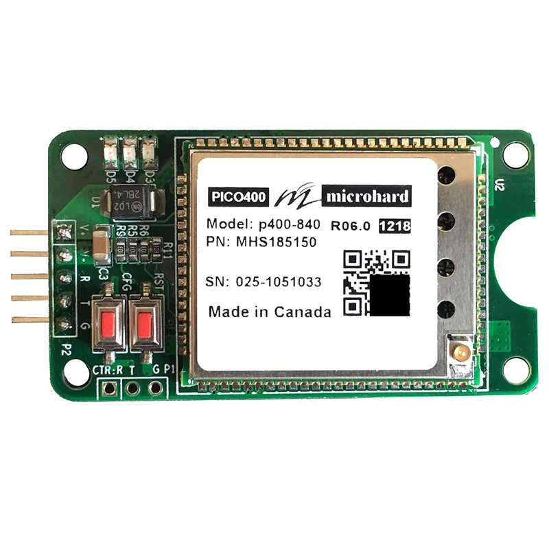 

Microhard P400-840 P-I-X-H-A-W-K A-M-P TTL и RS232