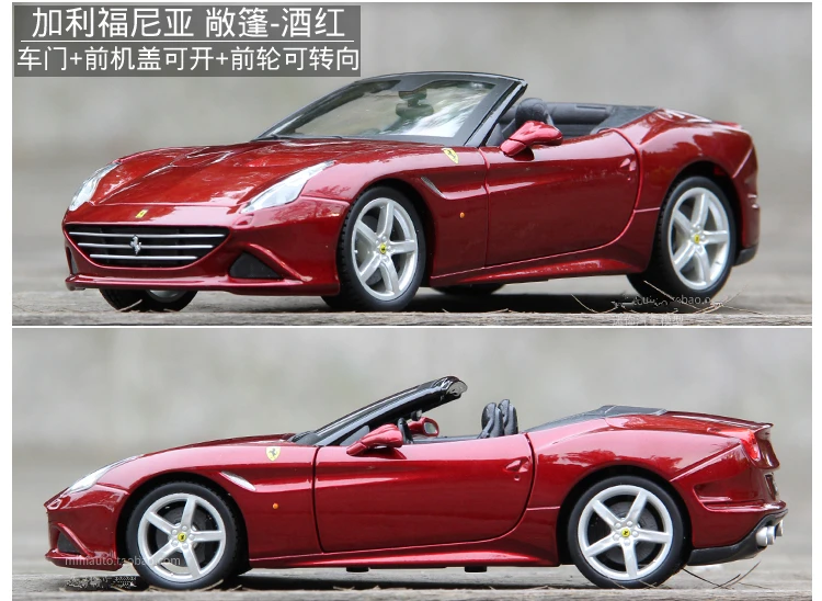 Bburago 1:24 Ferrari 458, красная модель автомобиля, литая под давлением металлическая модель, детская игрушка, подарок бойфренду, коллекция автомобилей из искусственного сплава