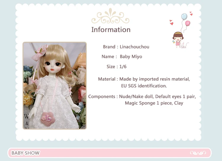 Miyo BJD SD кукла 1/6 модель тела для мальчиков и девочек Oueneifs высокое качество игрушки из полимера Бесплатный глаз шары Модный магазин шарнир Кукла