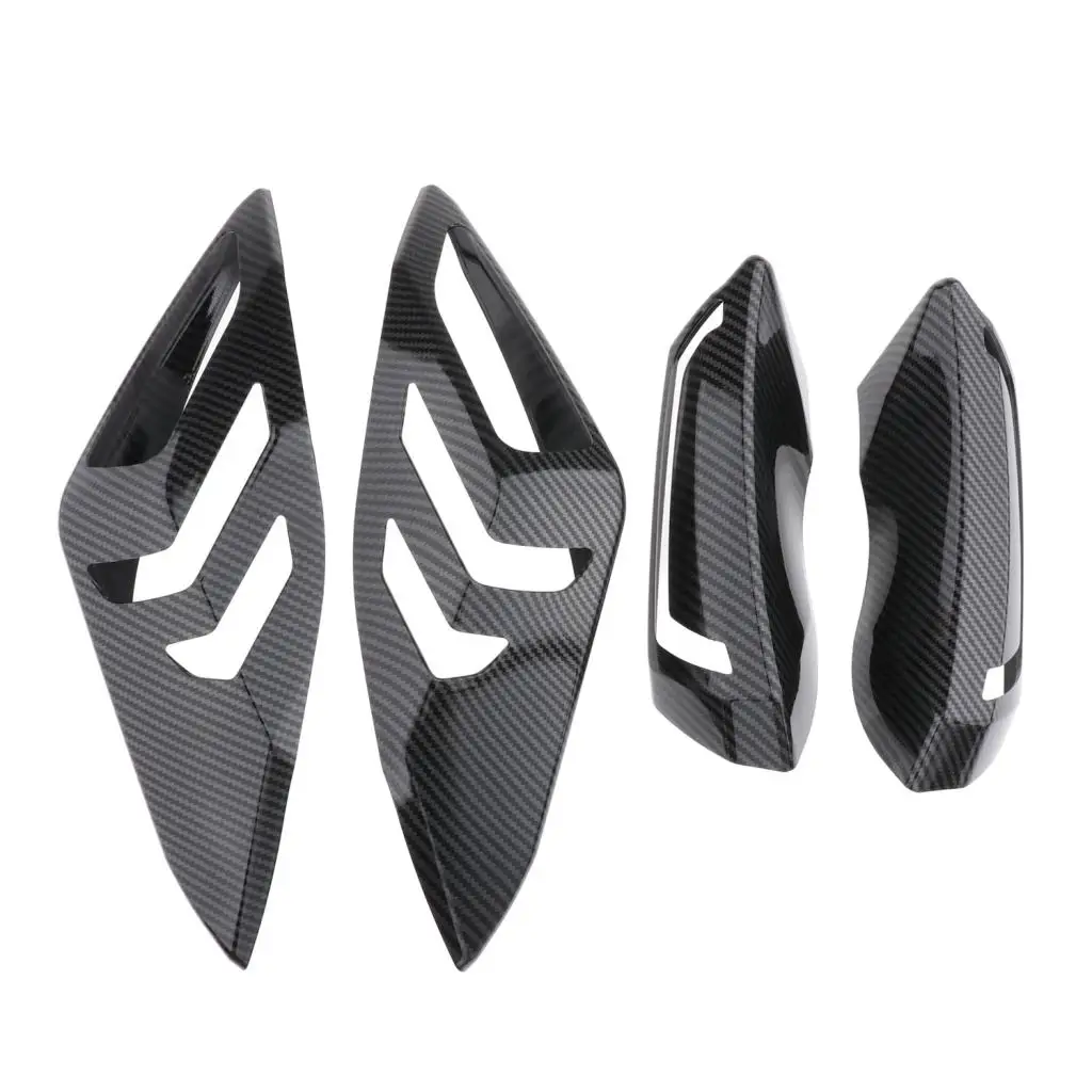 4 шт./компл. Черная передняя и задняя крышка поворотных линз для Yamaha Xmax 125 250 300 400 2017