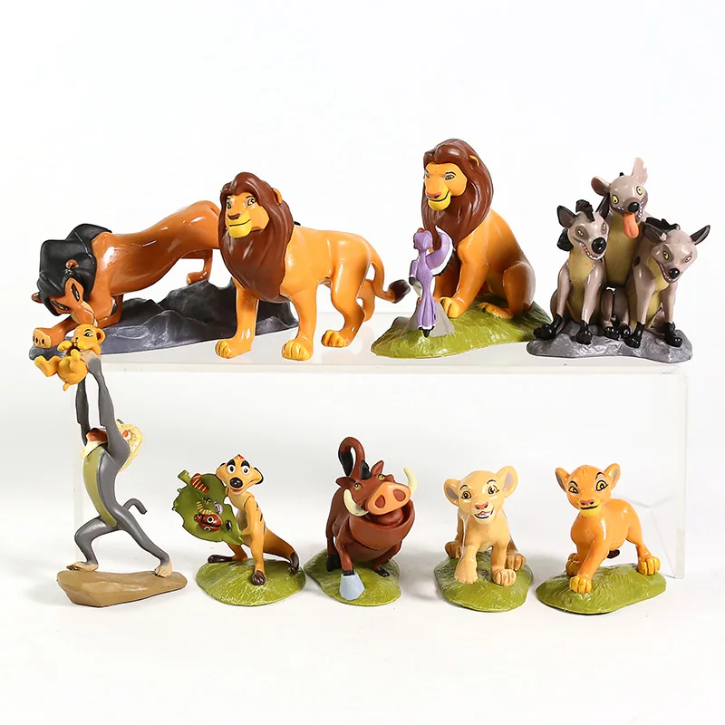 

Фигурки из ПВХ The Lion King Simba, Классические Мультяшные игрушки, детские подарки, 9 шт./компл.