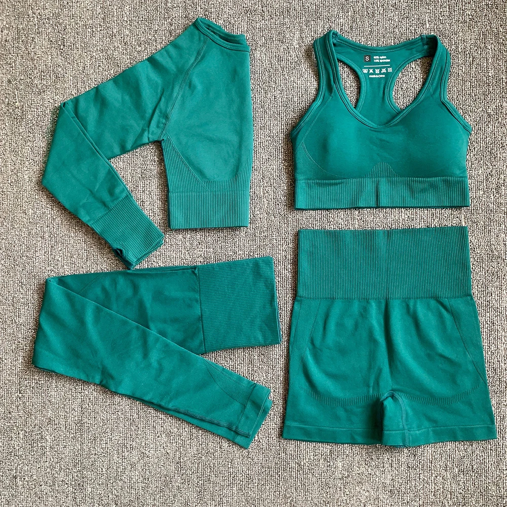 

2/3/4 шт., женские бесшовные леггинсы с высокой талией