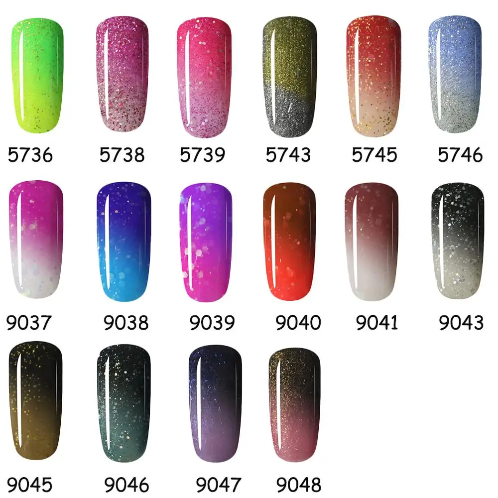 Гель лак для ногтей меняющий цвет 10 мл изменение температуры|Гель ногтей| |