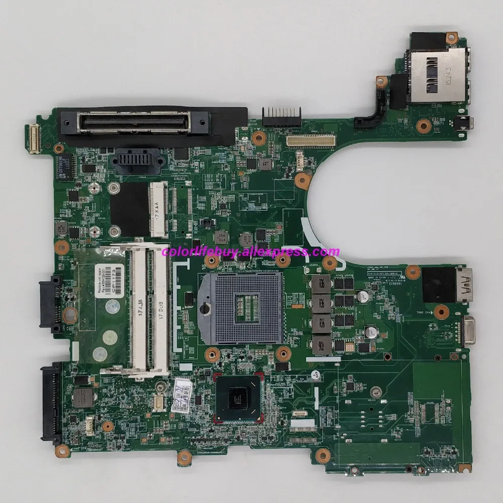 Genuine 654129-001 HM65 Laptop Motherboard Mainboard for HP ProBook 6560B 8560P Series Notebook PC