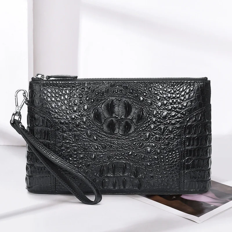 

Мужские Роскошные портфели из кожи аллигатора, большие вместительные модные сумки-мессенджеры из натуральной кожи, новая сумка для отдыха ...