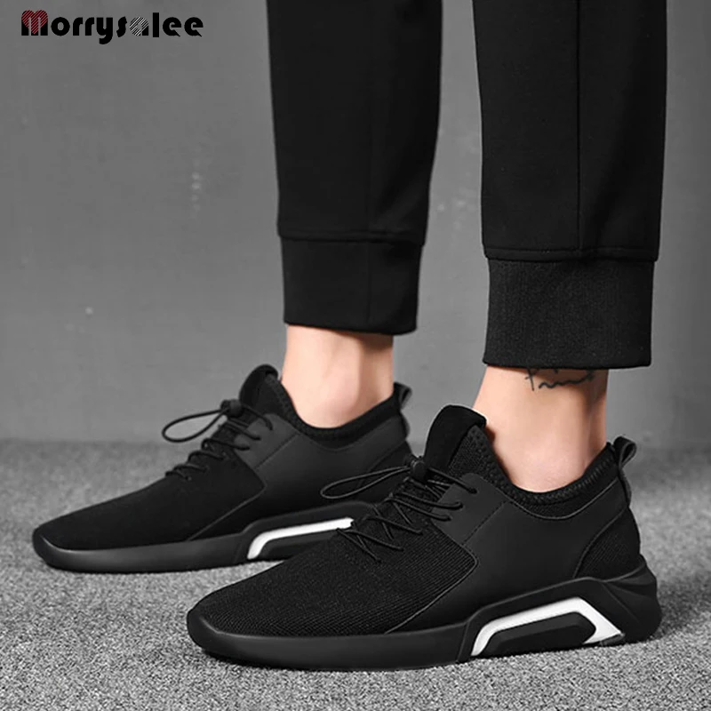 New Style Summer Breathable Sneakers Men's Korean-style Trend Mesh Shoes with Pattern Sports Sneakers High Quality Lace Up