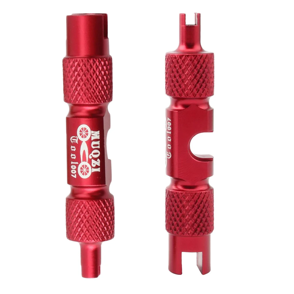 

2pcs Bicycle Bike Tire Valve Core Removal Presta Tire Valve Core Remover Red