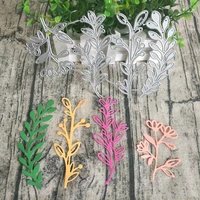 4 new leaf metal cutting molds diy scrapbooking card making photo album photo frame decoration handmade crafts