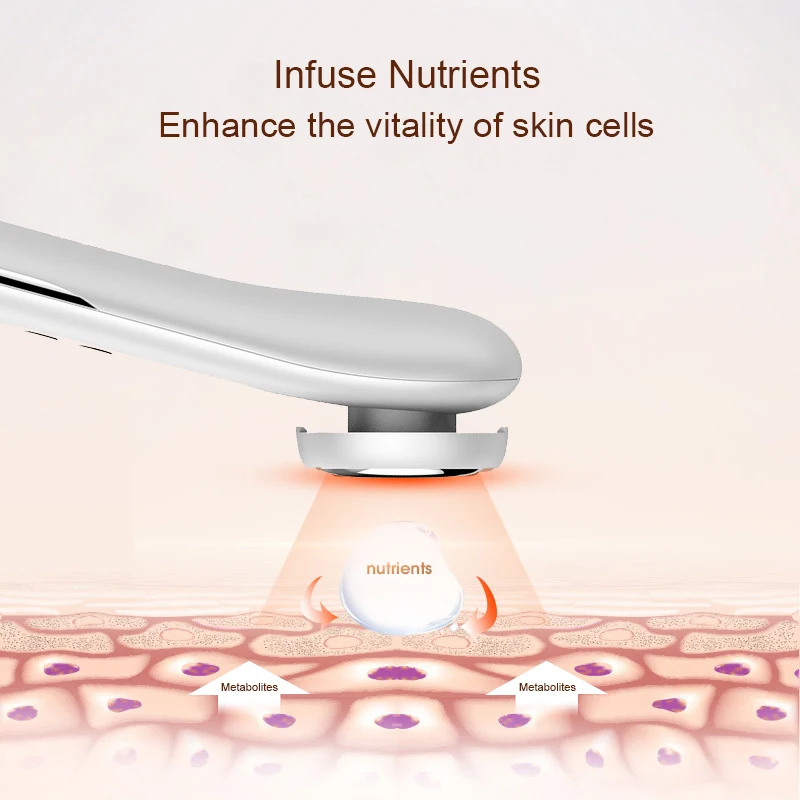 Очищающий и укрепляющий массажер для лица Электрический антивозрастной аппарат