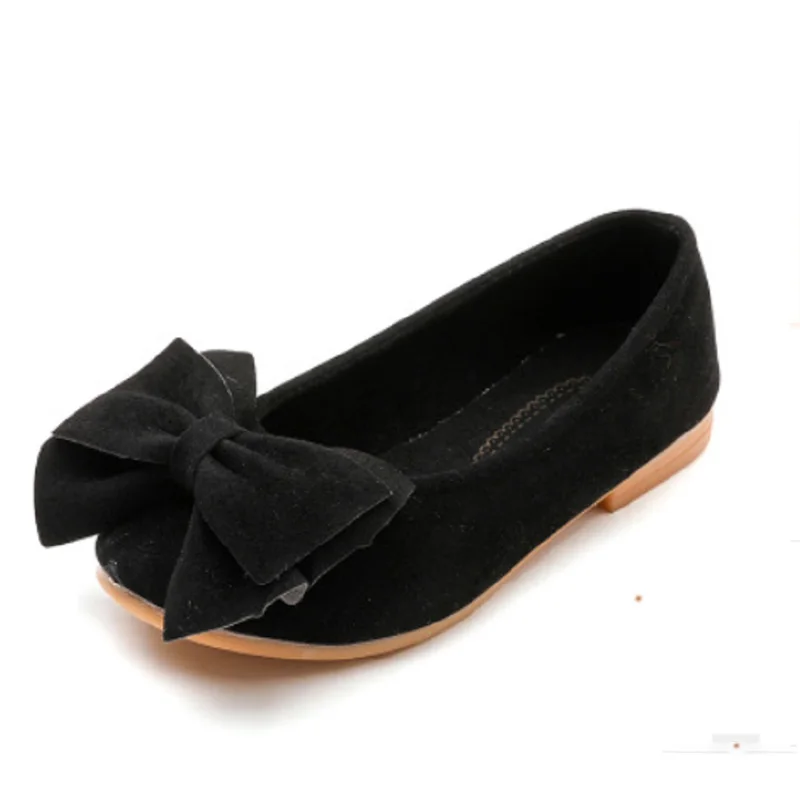 Black Imcute Baby Girl Shoes Princess Children Girls Cute Bow Shoes Kid Baby Girl Wedding Shoes Toddler Party - Color: Black
