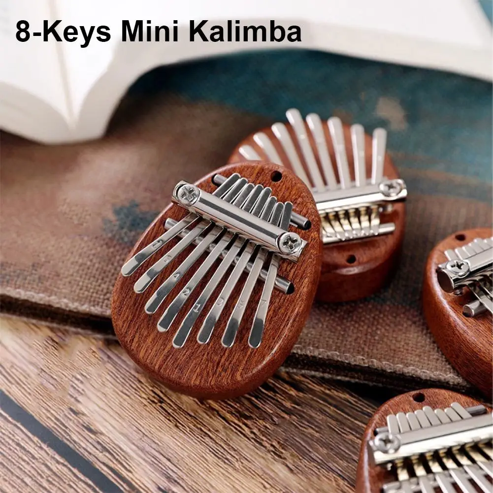 Мини пианино Kalimba с 8 клавишами портативный инструмент клавиатура для пальцев