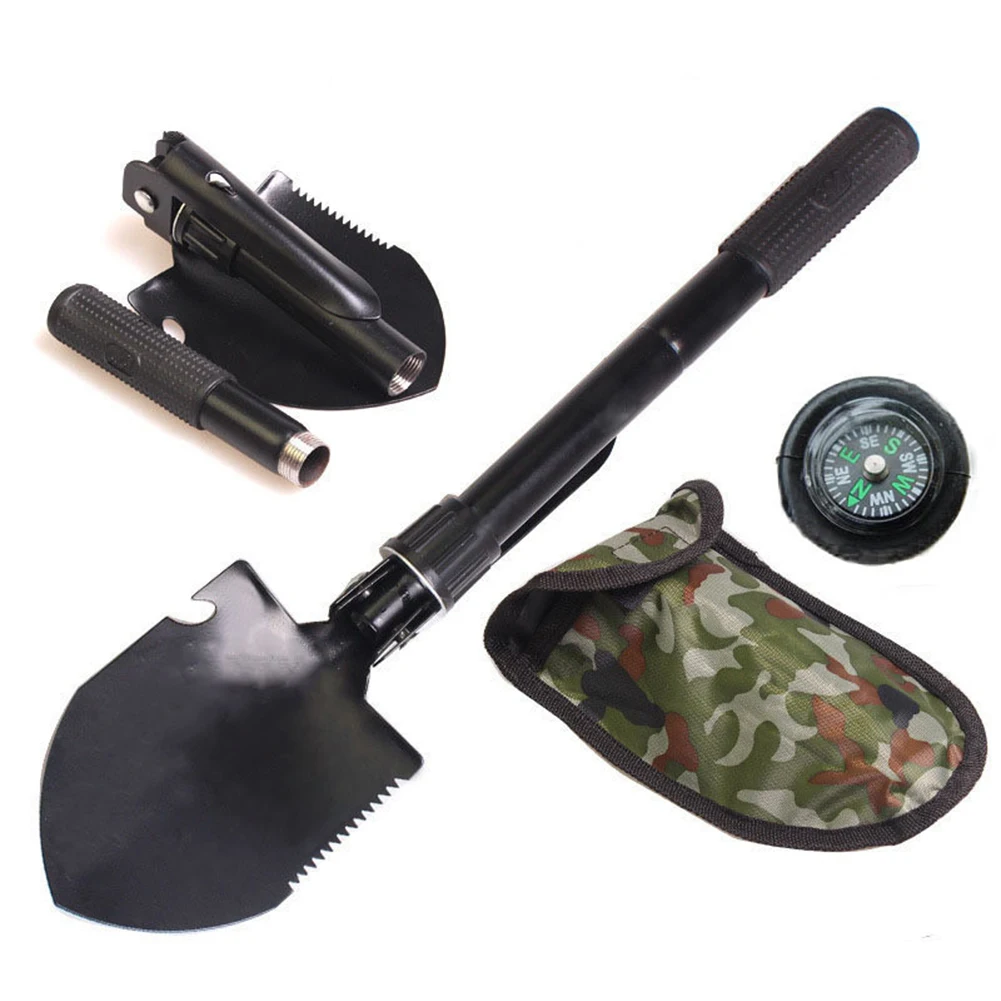 Новая многофункциональная портативная складная лопата для кемпинга в стиле