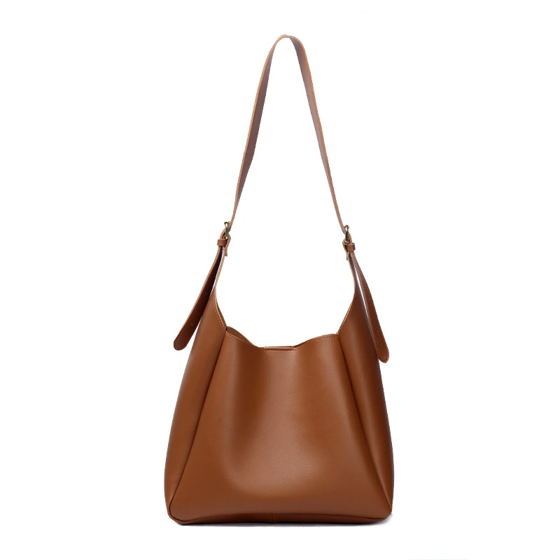 

Tote Bags For Women Large Capacity Bucket Crossbody Bag Soft Leather Singel Shoulder Bag Femal Casual Fashion Travel Satchels