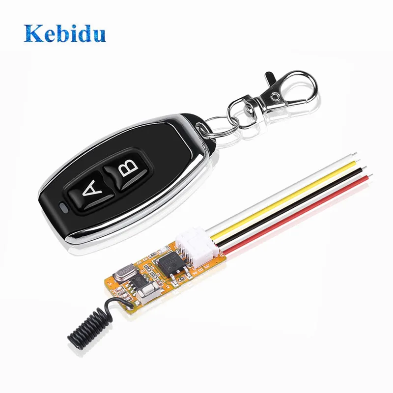 KEBIDU мини пульт дистанционного управления Переключатель релейный модуль 3 6 в 12 В 24