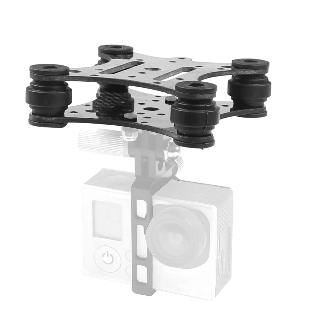 FPV углеродное волокно Антивибрационная пластина и резиновые шарики для DJI Phantom 1 2