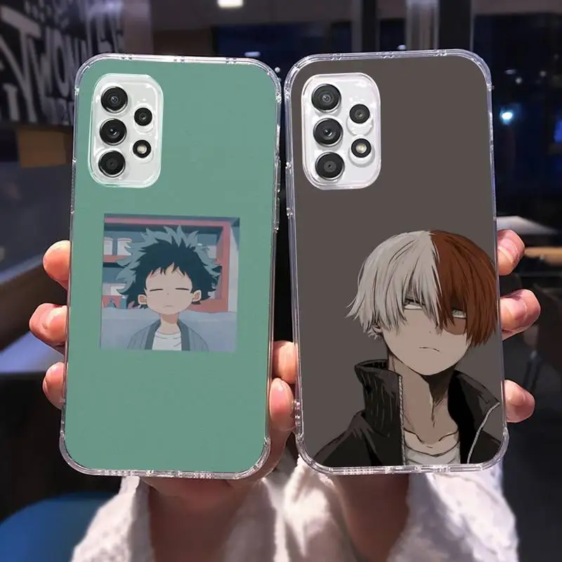 

My Hero Academia anime Evil devil smile Phone Case for Samsung A 51 50 52 12 21s 31 40 70 71 note S 20 10 21 ultra plus fe clear