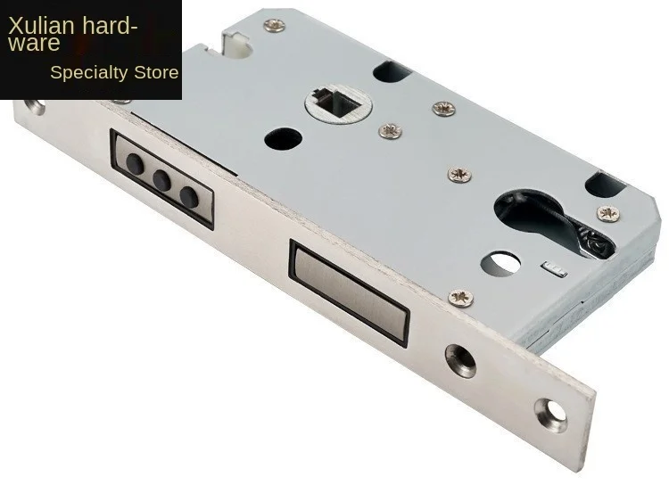 Космический алюминиевый Золотой бесшумный замок закрытый для двери в спальню