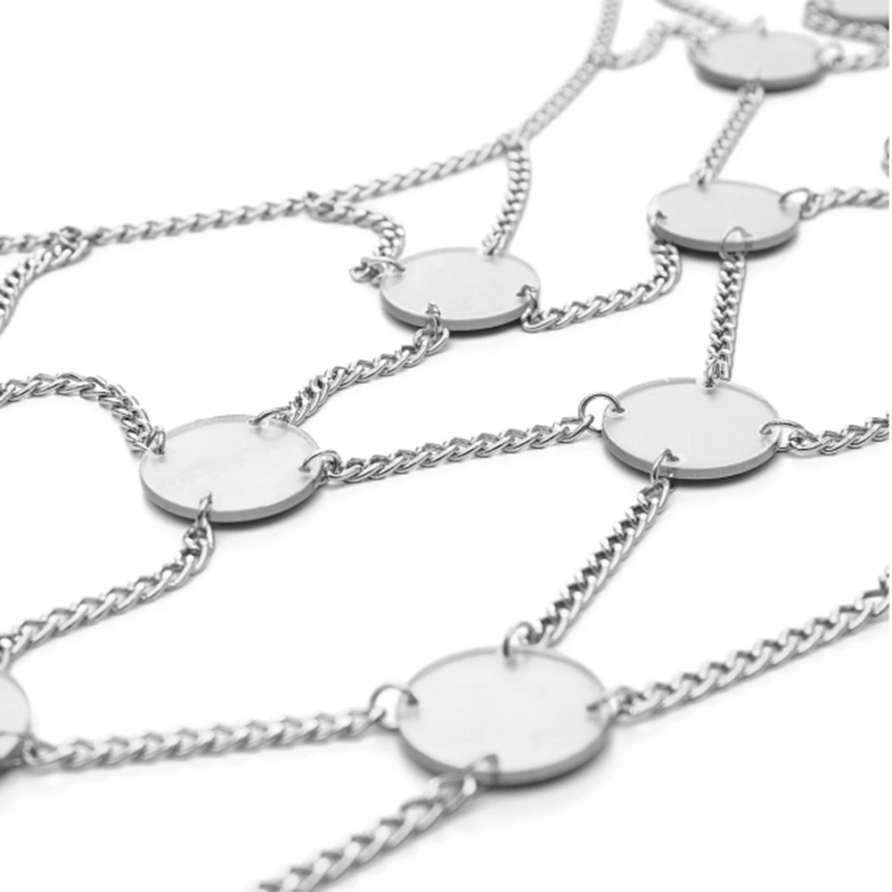 

Punk Beach Club Body Clothing Chain Symphony Acrylic Sexy Waist-Hip Chain