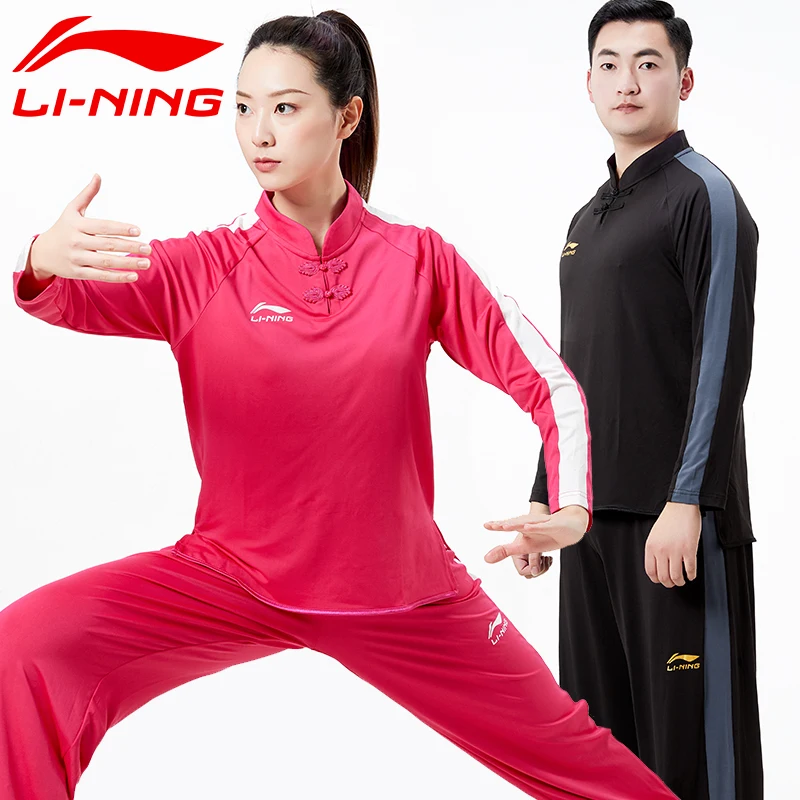 

Женский костюм Li Ning Tai Ji, высококачественная одежда для занятий Тай Чи, одежда для занятий боевыми искусствами, Мужская одежда для выступлен...