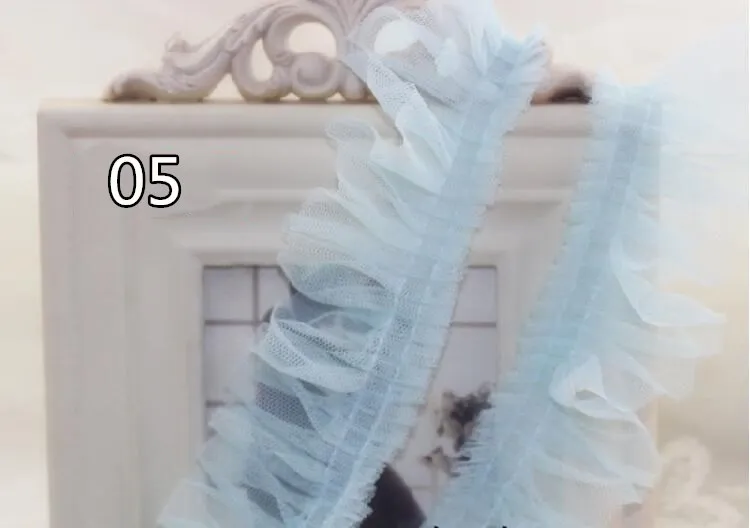 10 м сетчатая вышивка сделай сам складная кружевная отделка 5 см ПРИШИТАЯ ткань