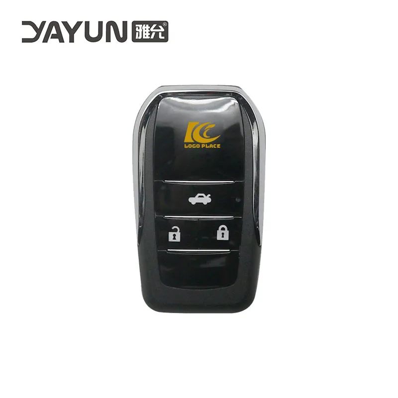 

5PCS ForToyota Camry RAV4 Reiz Vios Crown 3 buttons Uncut TOY43 Key blank blade Modify remote flip car key shell replacement