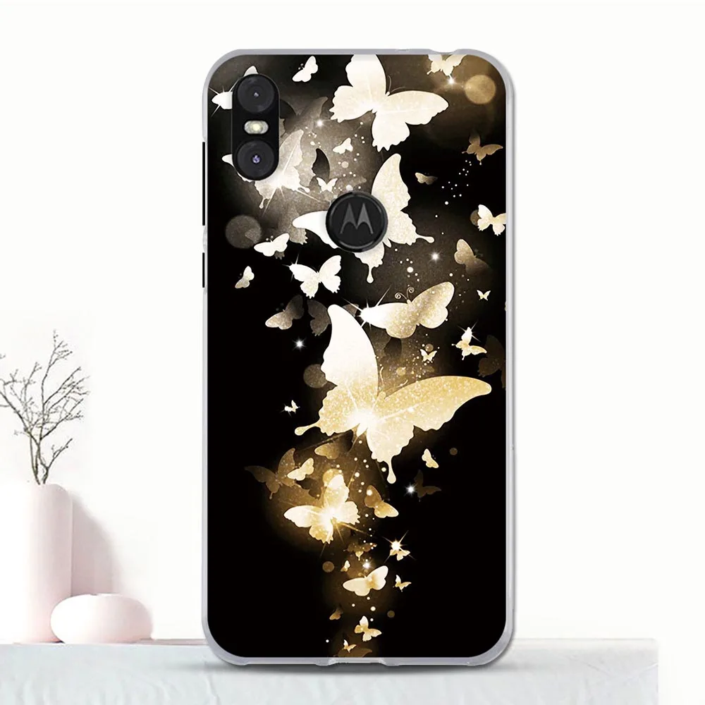 

TPU Cover For Motorola Moto One Phone Case Animal Pattern For Motorola P30 Play Coque Silicone For Moto One Protective Bag