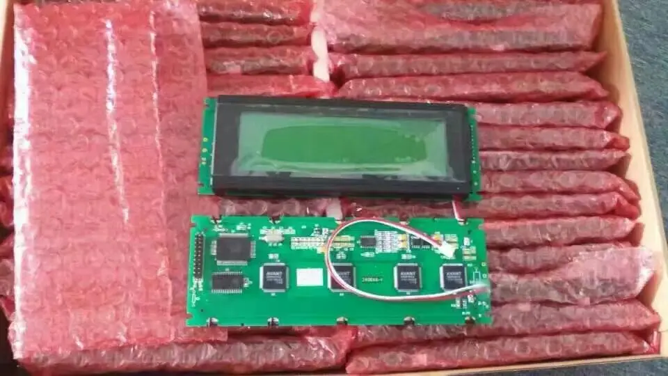 

For 24064 LCD Screen LCM24064B LCD Module Compatible with T6963C Yellow-green Screen Backlight 5V Price negotiable