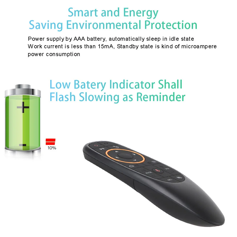 G10 2 4 ГГц беспроводной пульт дистанционного управления с USB-приемником Голосовое
