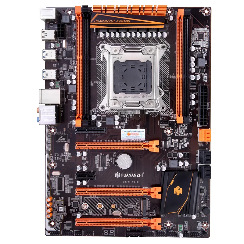 Online WUSON PC Hardware DIY HUANANZHI Deluxe X79 Motherboard Intel Xeon E5 2640 V2 SR19Z 2,0 GHz RAM 16G(2*8G) DDR3 1600MHz REG ECC