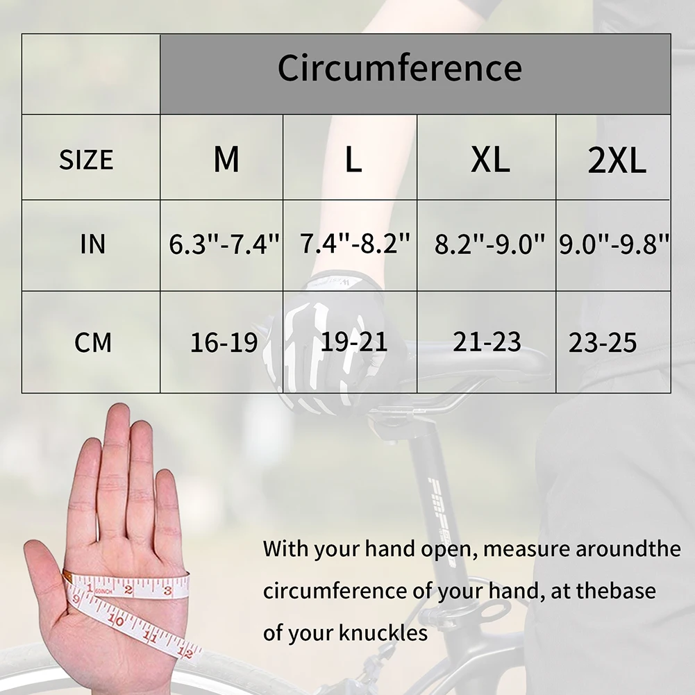 

WEST BIKING Camping Cycling Half Finger Sport Gloves Full Finger Bicycle Gloves Touch Screen Anti-shock Cycling Mittens