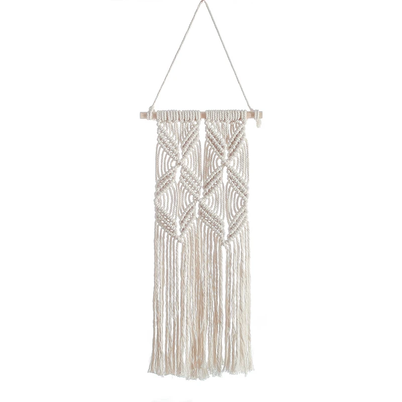 

Handmade Boho Woven Tapestry Tassel Wall Hanging Bohemian Home Room Decoration Bedroom Living Room Wall Decor Birthday Gift