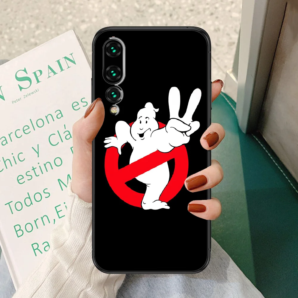 

GhostBusters Hard Phone case For Huawei P Mate P10 P20 P30 P40 10 20 Smart Z Pro Lite 2019 black luxury hoesjes painting