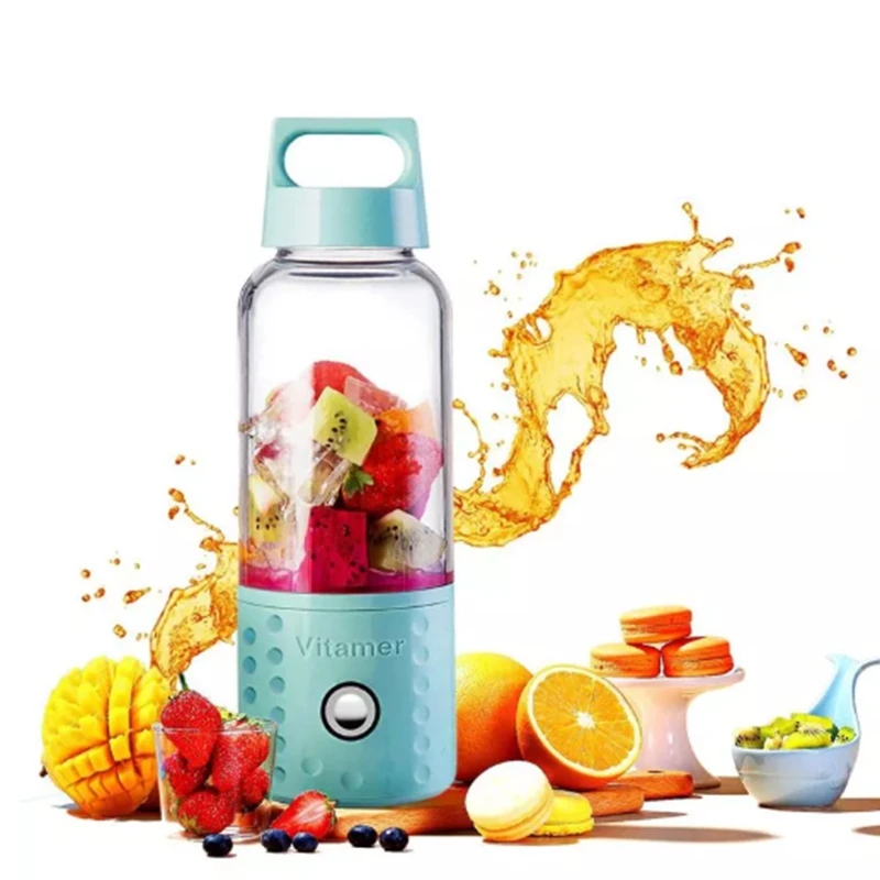 

Portable Blender, Smoothie Blender USB Juicer Cup, Fruit Mixing Machine with Rechargeable Batteries, Detachable