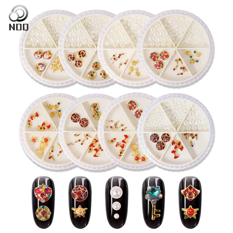 Матросские аксессуары в стиле Сейлор Мун 100 шт. украшения для дизайна ногтей