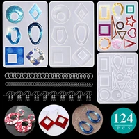 1 set crystal epoxy resin mold alphabet letter number keychain pendant casting silicone mould diy crafts jewelry making tools