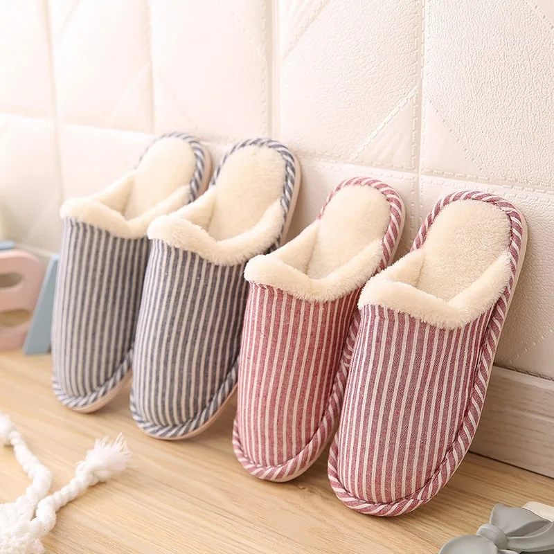 Новинка сезон осень зима пара хлопковых тапочек домашние тапочки на толстой