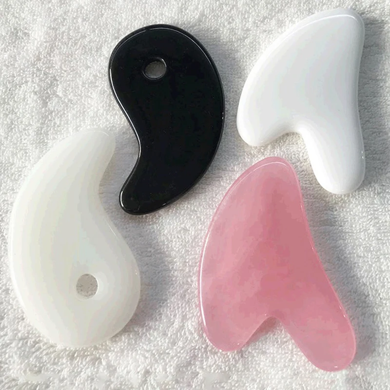 

Gua Sha Stone Board Facial Scraping Scrapping Plate Face Body Massage Tool New SPA Massage Beeswax Guasha Scraping For Neck Back