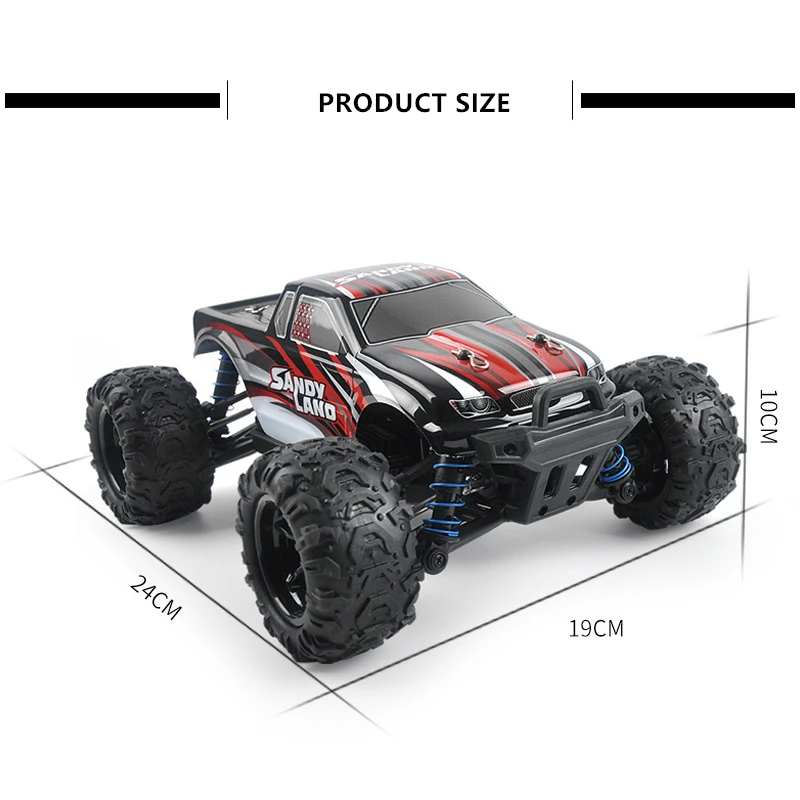 

2.4G RC truck 1:18 brushless fully proportional four-wheel drive remote controlled 50km/h high speed pickup truck kids gifts